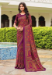 Picture of Fascinating Crepe Maroon Saree