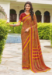 Picture of Magnificent Crepe Dark Khaki Saree