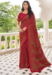 Picture of Alluring Crepe Brown Saree