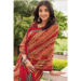 Picture of Lovely Crepe Fire Brick Saree