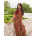 Picture of Exquisite Crepe Indian Red Saree