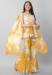 Picture of Beauteous Georgette Golden Rod Readymade Salwar Kameez