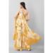 Picture of Beauteous Georgette Golden Rod Readymade Salwar Kameez