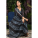 Picture of Pleasing Georgette Dark Slate Grey Readymade Gown