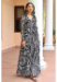 Picture of Beautiful Georgette Slate Grey Readymade Gown