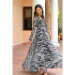 Picture of Beautiful Georgette Slate Grey Readymade Gown