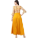 Picture of Comely Georgette Dark Orange Readymade Gown