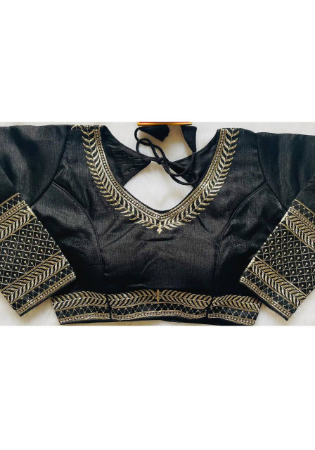 Picture of Sublime Silk Black Designer Blouse