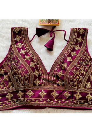 Picture of Sightly Maroon Designer Blouse