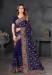 Picture of Good Looking Georgette Midnight Blue Saree