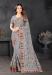 Picture of Sightly Georgette Dark Grey Saree