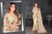 Picture of Statuesque Georgette Pale Golden Rod Saree