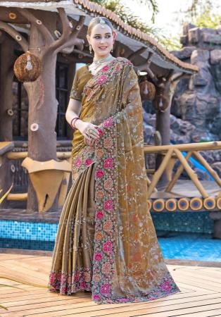 Picture of Stunning Silk Sienna Saree