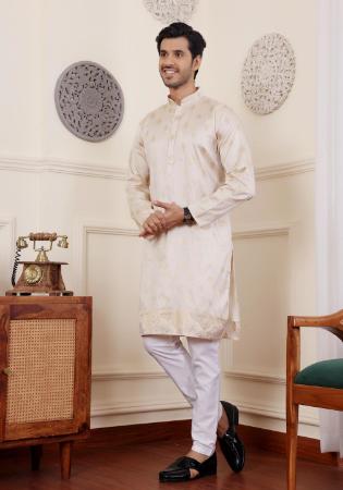 Picture of Nice Chiffon Off White Kurtas