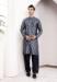 Picture of Comely Rayon Dark Grey Kurtas