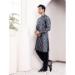 Picture of Comely Rayon Dark Grey Kurtas