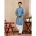 Picture of Splendid Chiffon Cadet Blue Kurtas