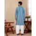 Picture of Splendid Chiffon Cadet Blue Kurtas