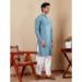 Picture of Splendid Chiffon Cadet Blue Kurtas