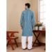 Picture of Amazing Georgette Light Slate Grey Kurtas