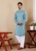 Picture of Radiant Georgette Cadet Blue Kurtas