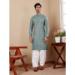 Picture of Ravishing Georgette Light Slate Grey Kurtas