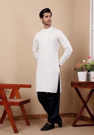 Picture of Alluring Georgette White Kurtas