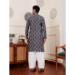 Picture of Stunning Silk Dim Gray Kurtas