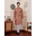 Picture of Exquisite Silk Tan Kurtas