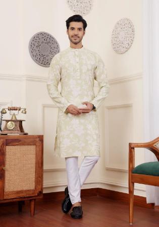 Picture of Admirable Silk Off White Kurtas