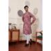 Picture of Elegant Silk Rosy Brown Kurtas