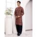 Picture of Excellent Silk Maroon Kurtas