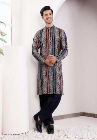 Picture of Exquisite Silk Dim Gray Kurtas