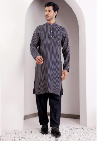 Picture of Sublime Silk Slate Grey Kurtas