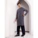 Picture of Sublime Silk Slate Grey Kurtas