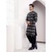 Picture of Excellent Linen Black Kurtas