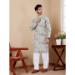 Picture of Classy Linen Silver Kurtas