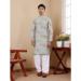 Picture of Classy Linen Silver Kurtas