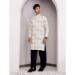 Picture of Resplendent Linen Thistle Kurtas