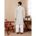 Picture of Appealing Linen Light Grey Kurtas