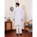 Picture of Fascinating Linen Light Steel Blue Kurtas