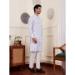 Picture of Fascinating Linen Light Steel Blue Kurtas