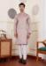 Picture of Statuesque Linen Rosy Brown Kurtas