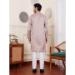 Picture of Statuesque Linen Rosy Brown Kurtas