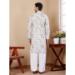 Picture of Well Formed Linen Silver Kurtas