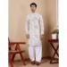 Picture of Well Formed Linen Silver Kurtas