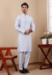 Picture of Superb Silk Light Steel Blue Kurtas