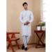 Picture of Superb Silk Light Steel Blue Kurtas