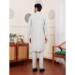 Picture of Lovely Silk Light Grey Kurtas