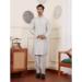 Picture of Lovely Silk Light Grey Kurtas